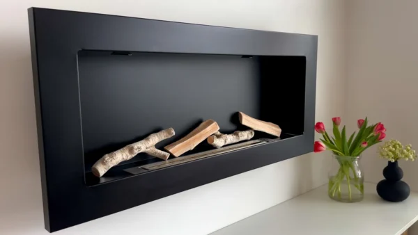 Ceramic Birch Logs, Set of 4 – Birch in a home setting